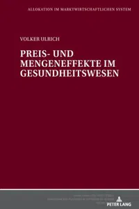 Preis- und Mengeneffekte im Gesundheitswesen_cover