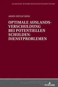 Optimale Auslandsverschuldung bei potentiellen Schuldendienstproblemen_cover