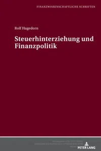 Steuerhinterziehung und Finanzpolitik_cover