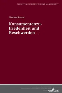 Konsumentenzufriedenheit und Beschwerden_cover