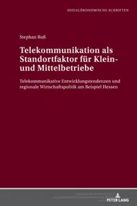 Telekommunikation als Standortfaktor fuer Klein- und Mittelbetriebe_cover