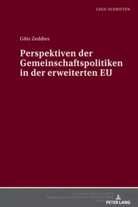 Perspektiven der Gemeinschaftspolitiken in der erweiterten E_cover