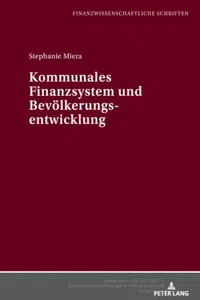 Kommunales Finanzsystem und Bevoelkerungsentwicklung_cover