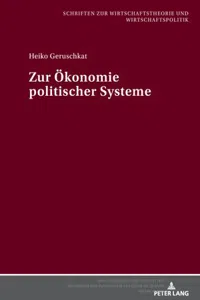 Zur Oekonomie politischer Systeme_cover