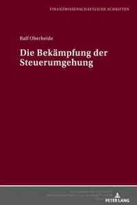 Die Bekaempfung der Steuerumgehung_cover