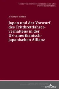Japan und der Vorwurf des Trittbrettfahrerverhaltens in der US-amerikanisch-japanischen Allianz_cover