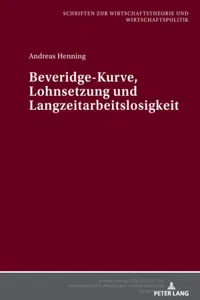 Beveridge-Kurve, Lohnsetzung und Langzeitarbeitslosigkeit_cover