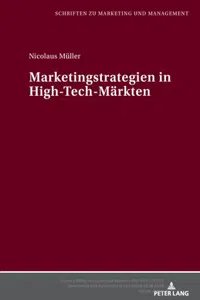 Marketingstrategien in High-Tech-Maerkten_cover