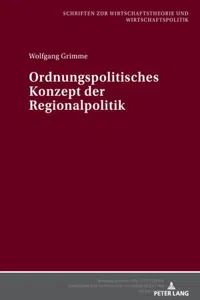 Ordnungspolitisches Konzept der Regionalpolitik_cover