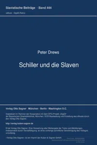 Schiller und die Slaven_cover