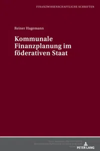 Kommunale Finanzplanung im foederativen Staat_cover