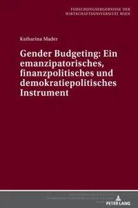 Gender Budgeting: Ein emanzipatorisches, finanzpolitisches und demokratiepolitisches Instrument_cover