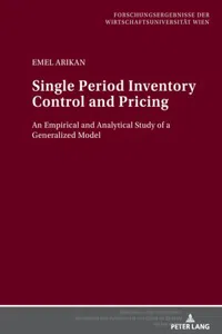 Single Period Inventory Control and Pricing_cover