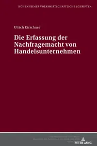 Die Erfassung der Nachfragemacht von Handelsunternehmen_cover