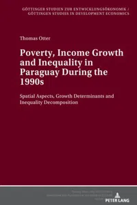 Poverty, Income Growth and Inequality in Paraguay During the 1990s_cover