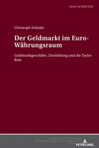 Der Geldmarkt im Euro-Waehrungsraum_cover