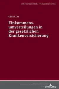 Einkommensumverteilungen in der gesetzlichen Krankenversicherung_cover