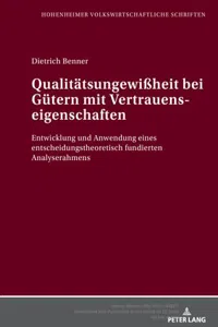 Qualitaetsungewißheit bei Guetern mit Vertrauenseigenschaften_cover