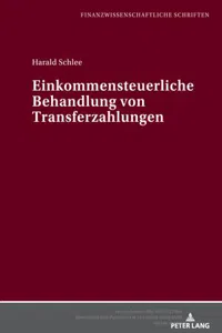 Einkommensteuerliche Behandlung von Transferzahlungen_cover