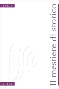 Il mestiere di storico vol. 1_cover