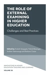 The Role of External Examining in Higher Education_cover