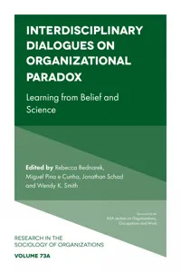 Interdisciplinary Dialogues on Organizational Paradox_cover