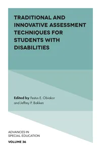 Traditional and Innovative Assessment Techniques for Students with Disabilities_cover