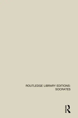 Routledge Library Editions: Socrates