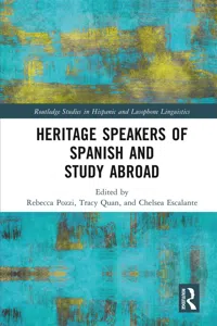 Heritage Speakers of Spanish and Study Abroad_cover