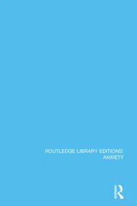 Routledge Library Editions: Anxiety_cover