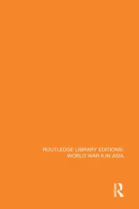 Routledge Library Editions: World War II in Asia_cover