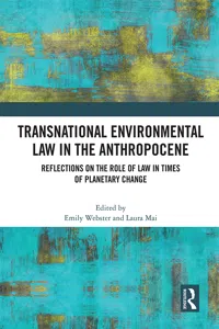 Transnational Environmental Law in the Anthropocene_cover