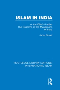 Routledge Library Editions: International Islam_cover