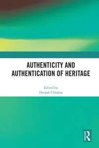 Authenticity and Authentication of Heritage_cover