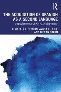 The Acquisition of Spanish as a Second Language_cover