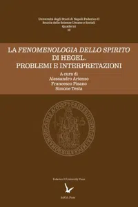 La Fenomenologia dello spirito di Hegel: Problemi e interpretazioni_cover