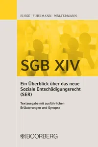 SGB XIV - Ein Überblick über das neue Soziale Entschädigungsrecht_cover