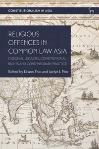 Religious Offences in Common Law Asia_cover