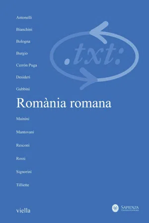 Critica del testo (2009) Vol. 12/1