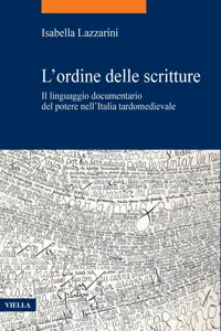 L'ordine delle scritture_cover