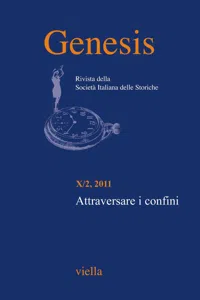 Genesis. Rivista della Società italiana delle storiche Vol. 10/2_cover