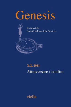 Genesis. Rivista della Società italiana delle storiche (2011) Vol. 10/2