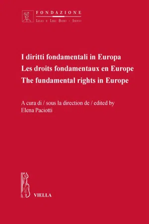 I diritti fondamentali in Europa