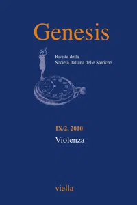 Genesis. Rivista della Società italiana delle storiche Vol. 9/2_cover