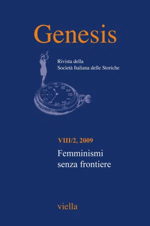 Genesis. Rivista della Società italiana delle storiche (2009) Vol. 8/2