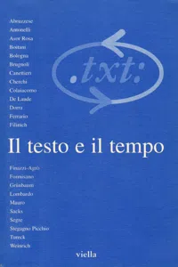 Critica del testo Vol. 1/1_cover