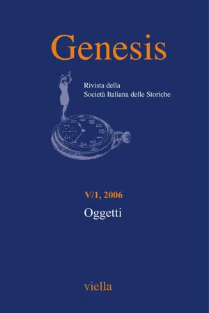 Genesis. Rivista della Società italiana delle storiche (2006) Vol. 5/1