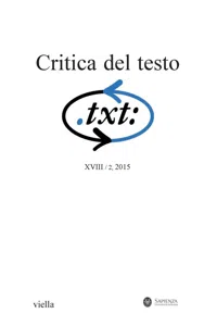 Critica del testo Vol. 18/2_cover