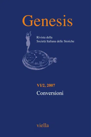 Genesis. Rivista della Società italiana delle storiche (2007) Vol. 6/2