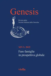 Genesis. Rivista della Società italiana delle storiche Vol. 14/1_cover